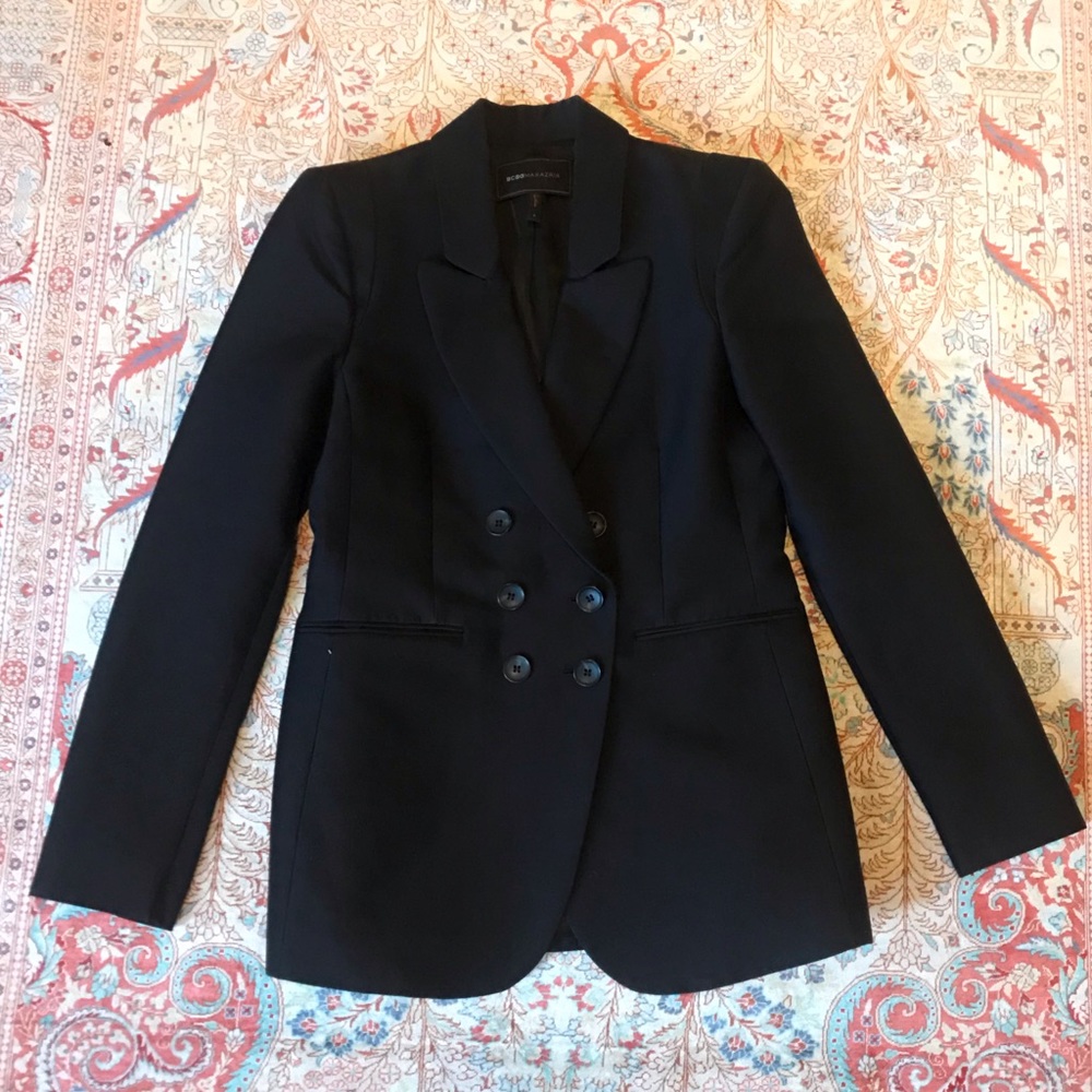 Beautiful women black jacket by BCBGMAXAZRIA
